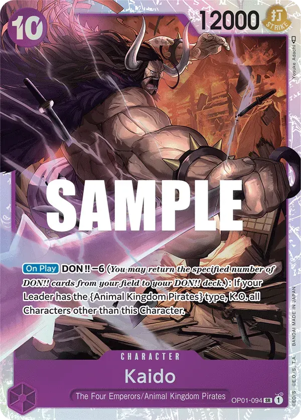 Kaido — carte One Piece TCG OP01-094 (Romance Dawn)