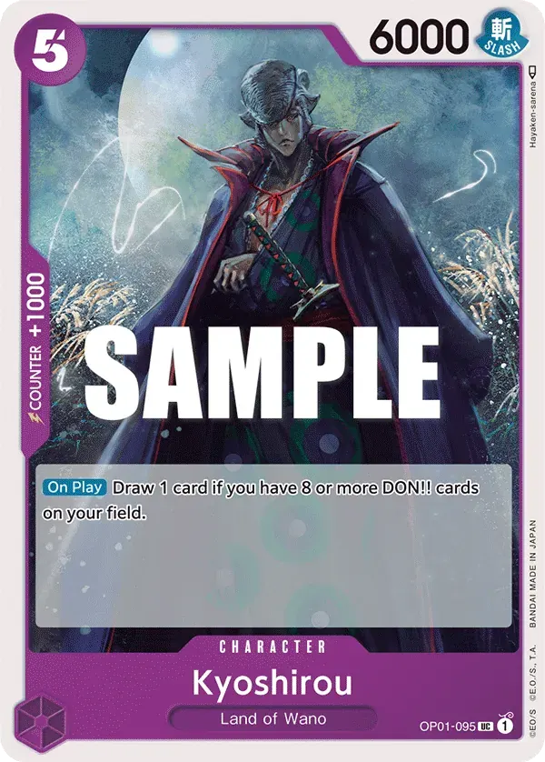 Kyoshirou — carte One Piece TCG OP01-095 (Romance Dawn)
