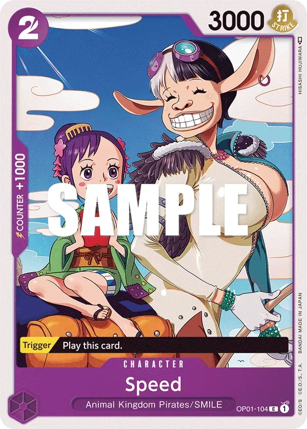 Speed — carte One Piece TCG OP01-104 (Romance Dawn)