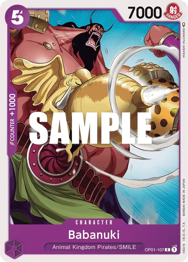 Babanuki — carte One Piece TCG OP01-107 (Romance Dawn)