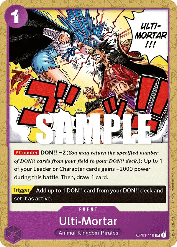 Ulti-Mortar — carte One Piece TCG OP01-118 (Romance Dawn)