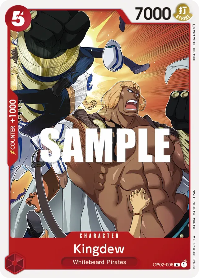 Kingdew — carte One Piece TCG OP02-006 (Paramount War)