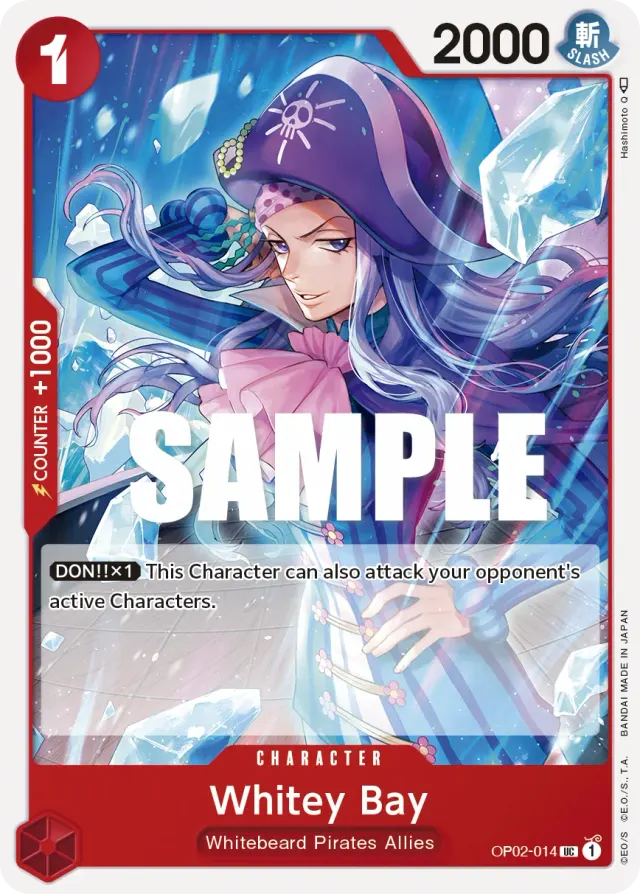 Whitey Bay — carte One Piece TCG OP02-014 (Paramount War)
