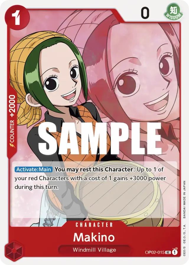 Makino — carte One Piece TCG OP02-015 (Paramount War)