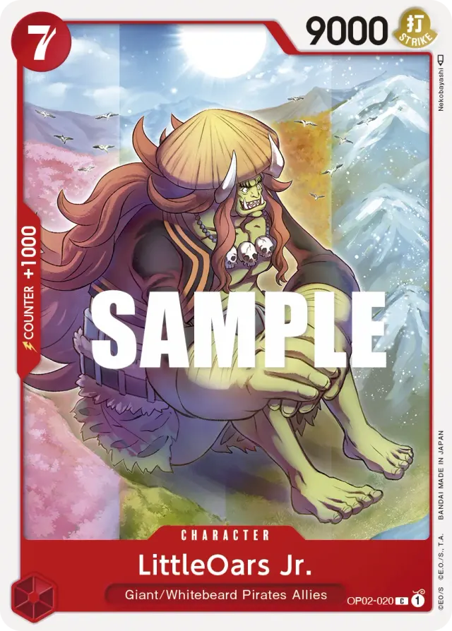LittleOars Jr. — carte One Piece TCG OP02-020 (Paramount War)