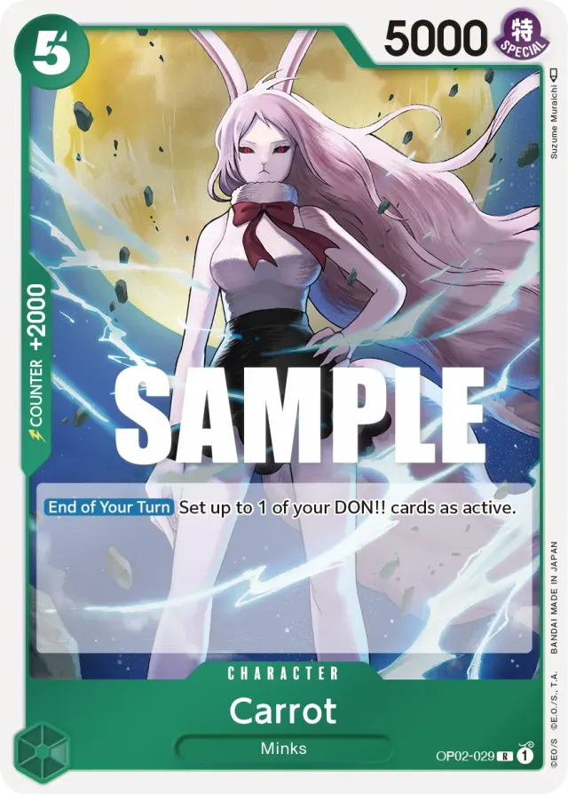 Carrot — carte One Piece TCG OP02-029 (Paramount War)
