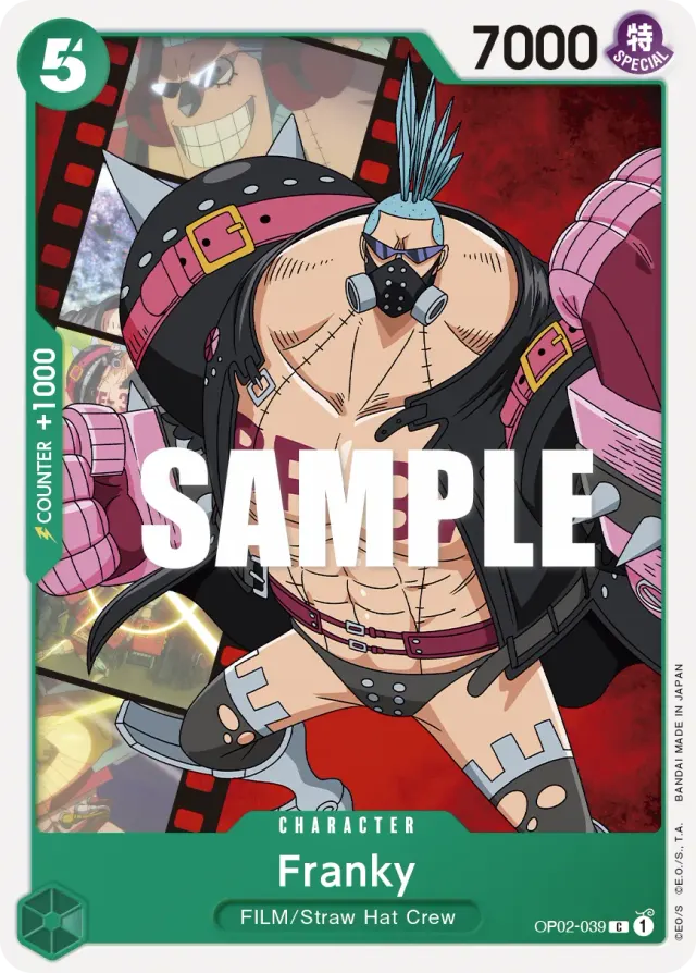Franky — carte One Piece TCG OP02-039 (Paramount War)