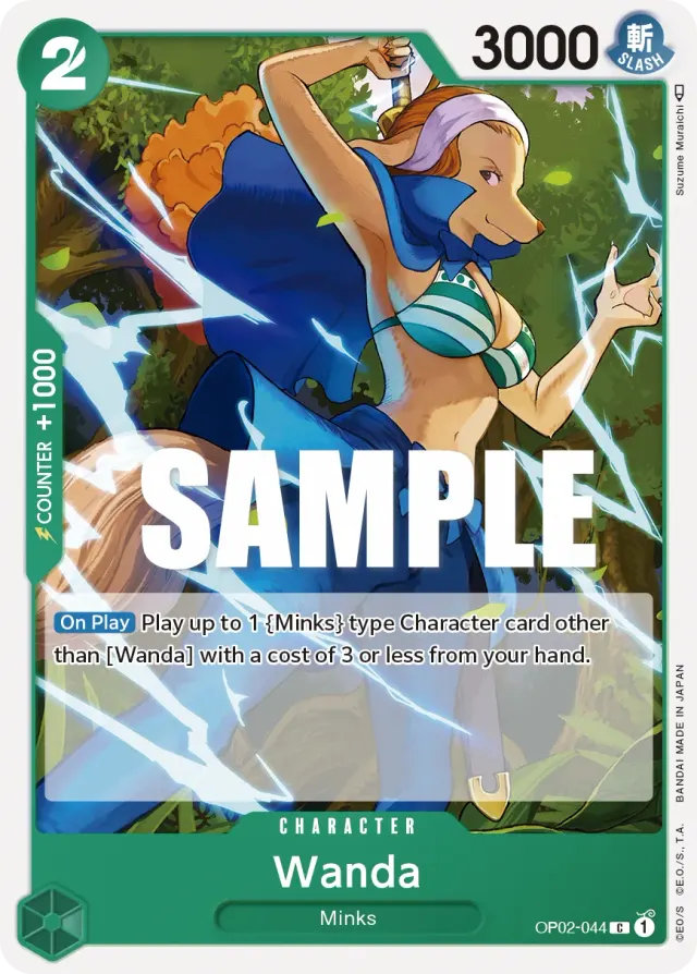 Wanda — carte One Piece TCG OP02-044 (Paramount War)