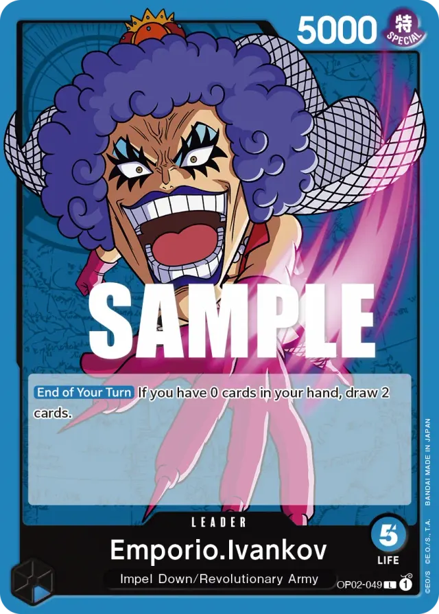 Emporio.Ivankov — carte One Piece TCG OP02-049 (Paramount War)