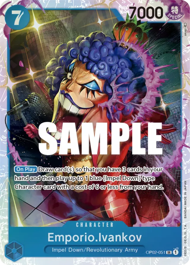 Emporio.Ivankov — carte One Piece TCG OP02-051 (Paramount War)
