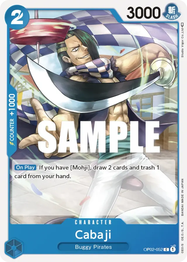 Cabaji — carte One Piece TCG OP02-052 (Paramount War)