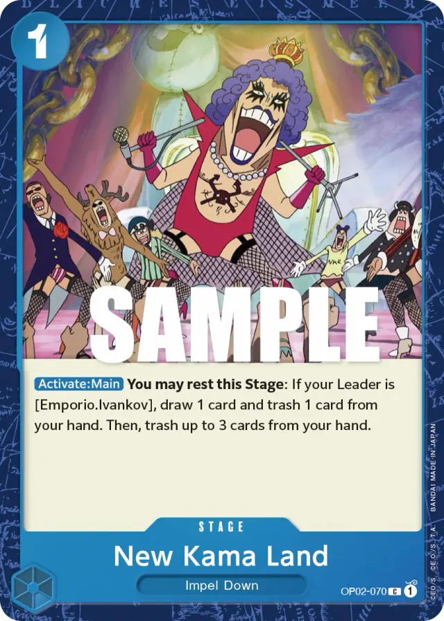 New Kama Land — carte One Piece TCG OP02-070 (Paramount War)