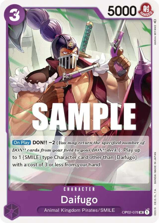 Daifugo — carte One Piece TCG OP02-078 (Paramount War)