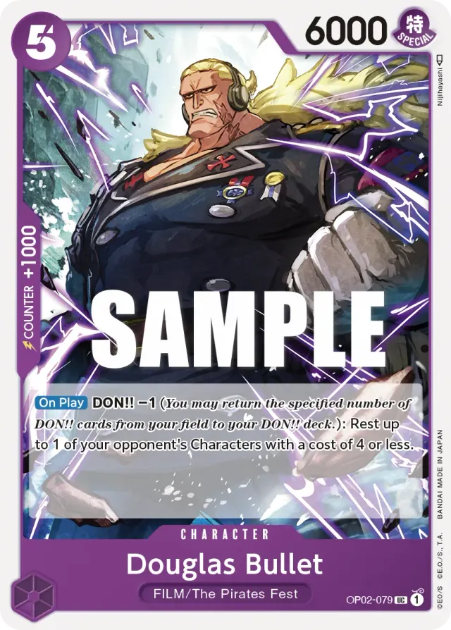 Douglas Bullet — carte One Piece TCG OP02-079 (Paramount War)