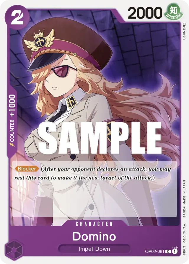 Domino — carte One Piece TCG OP02-081 (Paramount War)