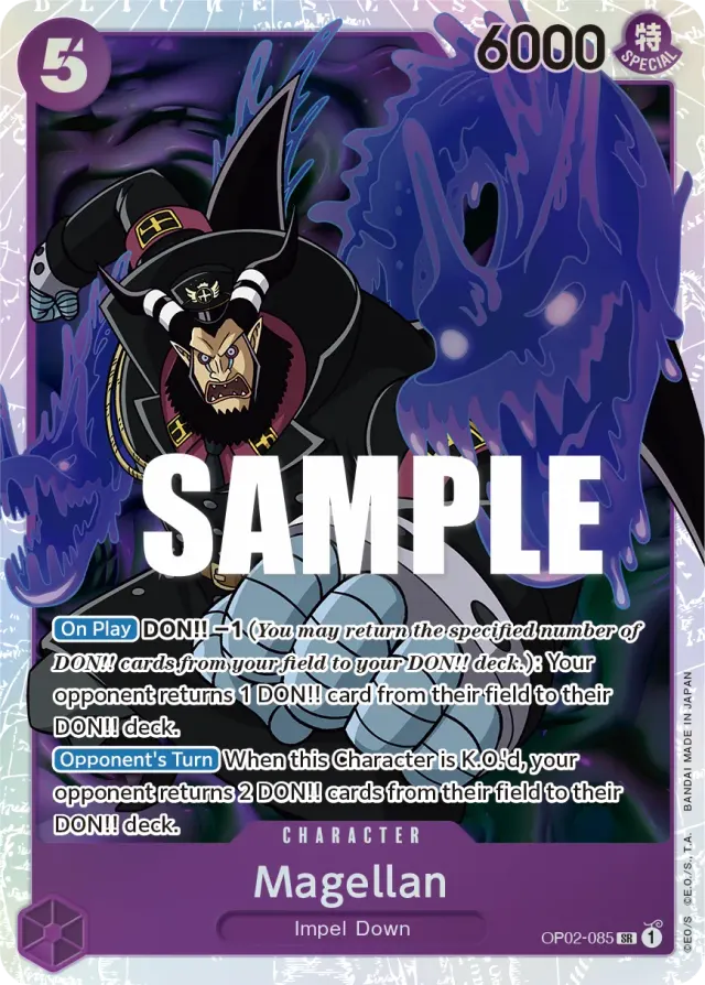 Magellan — carte One Piece TCG OP02-085 (Paramount War)