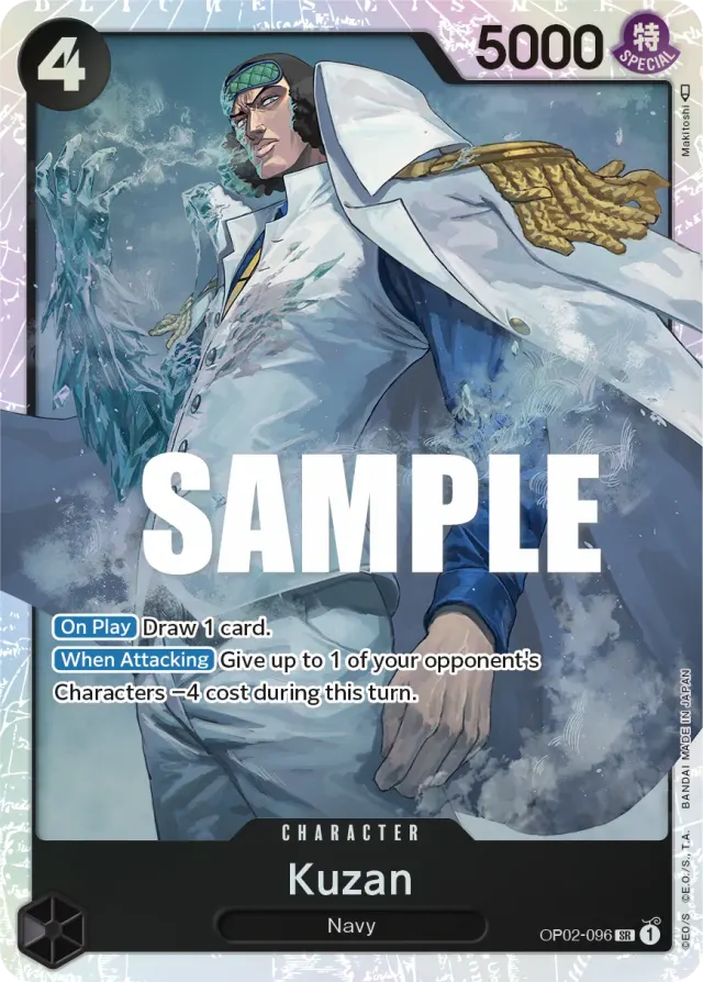 Kuzan — carte One Piece TCG OP02-096 (Paramount War)