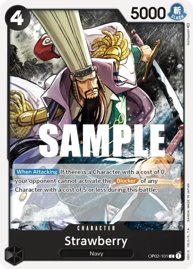 Strawberry — carte One Piece TCG OP02-101 (Paramount War)