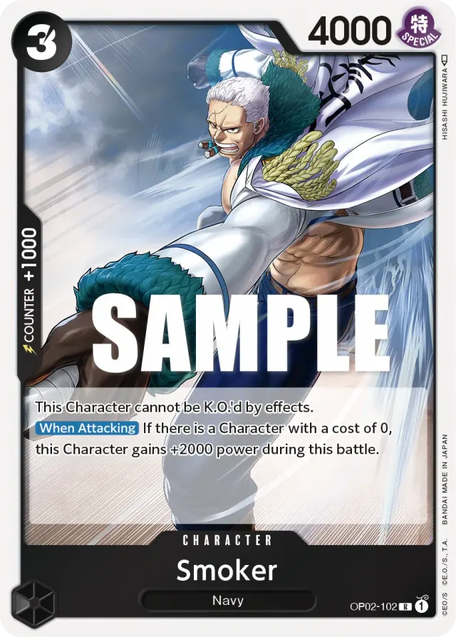 Smoker — carte One Piece TCG OP02-102 (Paramount War)