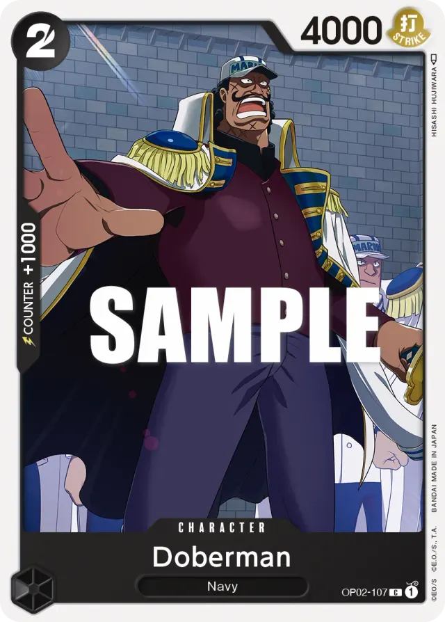 Doberman — carte One Piece TCG OP02-107 (Paramount War)