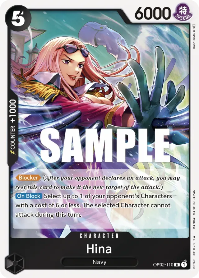 Hina — carte One Piece TCG OP02-110 (Paramount War)