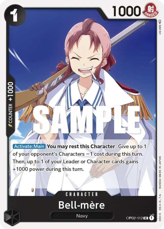 Bell-mère — carte One Piece TCG OP02-112 (Paramount War)
