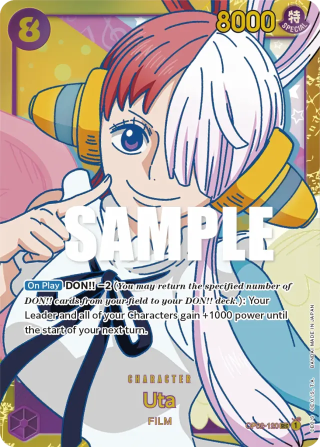 Uta — carte One Piece TCG OP02-120 (Paramount War)