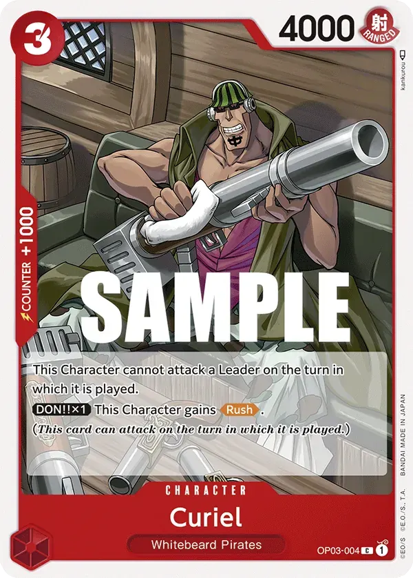 Curiel — carte One Piece TCG OP03-004 (Pillars of Strength)