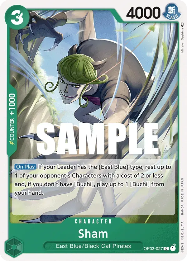 Sham — carte One Piece TCG OP03-027 (Pillars of Strength)