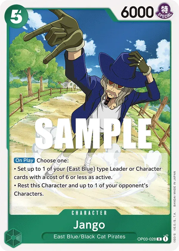 Jango — carte One Piece TCG OP03-028 (Pillars of Strength)