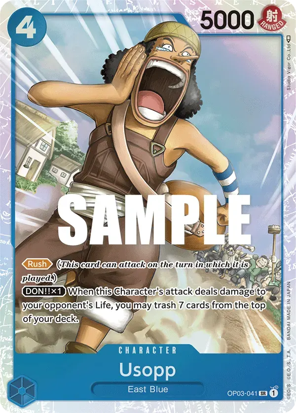 Usopp — carte One Piece TCG OP03-041 (Pillars of Strength)