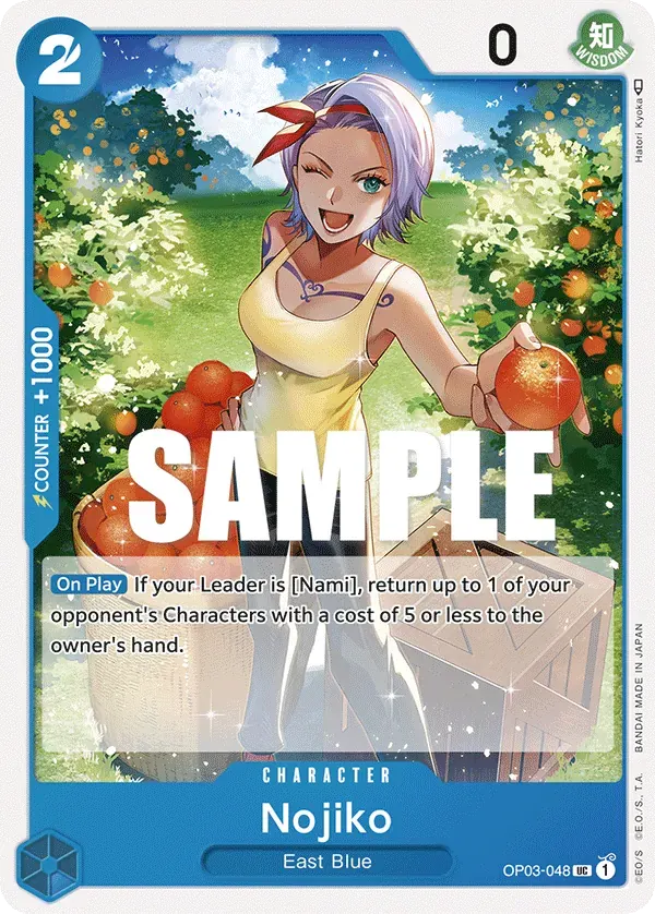 Nojiko — carte One Piece TCG OP03-048 (Pillars of Strength)