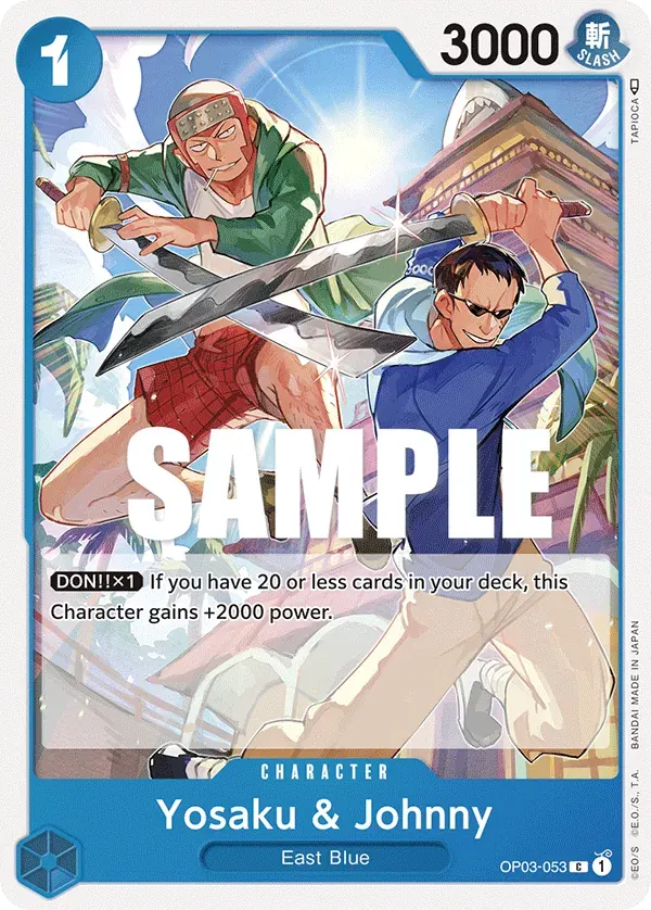 Yosaku & Johnny — carte One Piece TCG OP03-053 (Pillars of Strength)