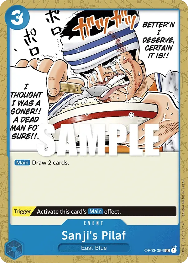 Sanji's Pilaf — carte One Piece TCG OP03-056 (Pillars of Strength)