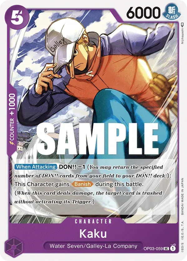 Kaku — carte One Piece TCG OP03-059 (Pillars of Strength)