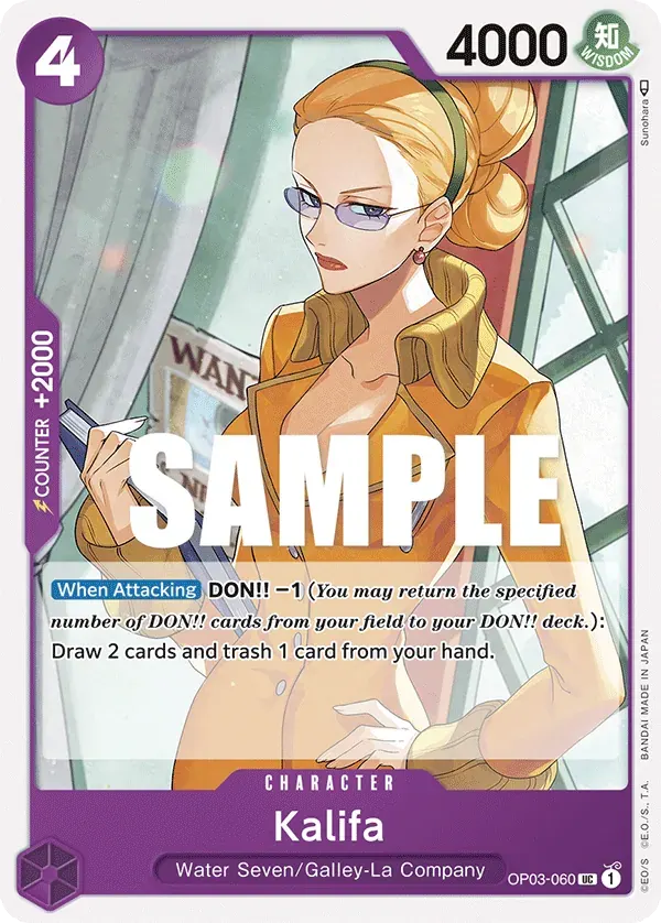 Kalifa — carte One Piece TCG OP03-060 (Pillars of Strength)