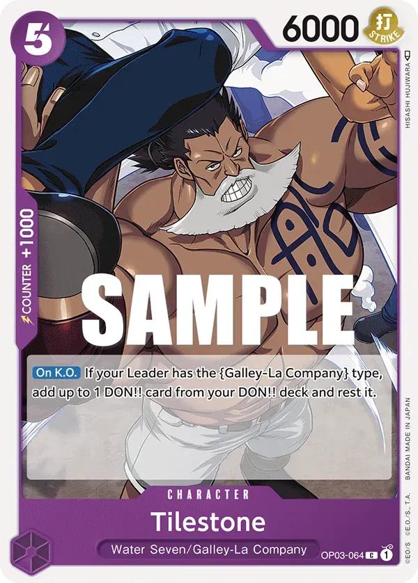 Tilestone — carte One Piece TCG OP03-064 (Pillars of Strength)