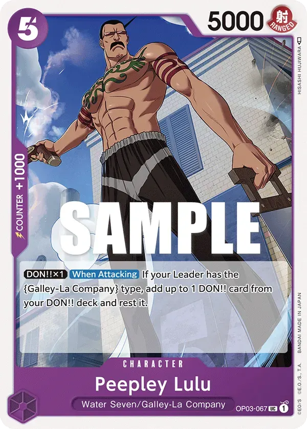 Peepley Lulu — carte One Piece TCG OP03-067 (Pillars of Strength)