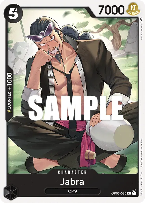 Jabra — carte One Piece TCG OP03-085 (Pillars of Strength)