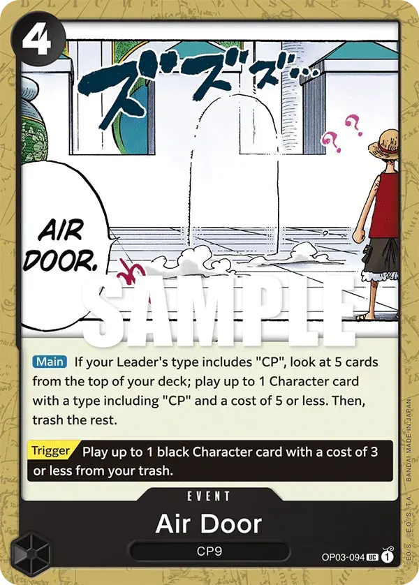 Air Door — carte One Piece TCG OP03-094 (Pillars of Strength)
