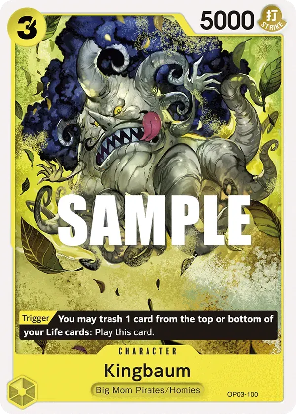 Kingbaum — carte One Piece TCG OP03-100 (Pillars of Strength)