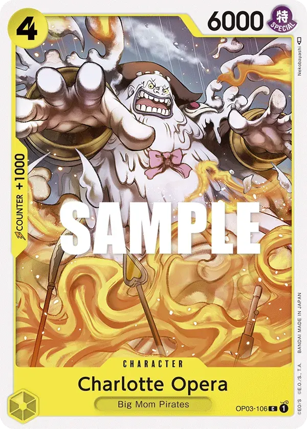 Charlotte Opera — carte One Piece TCG OP03-106 (Pillars of Strength)