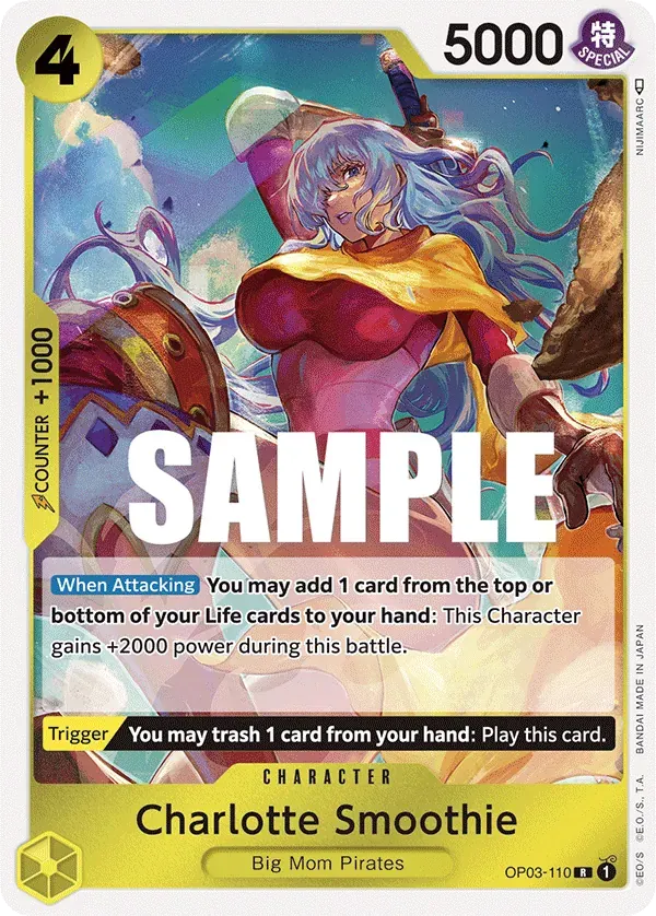 Charlotte Smoothie — carte One Piece TCG OP03-110 (Pillars of Strength)