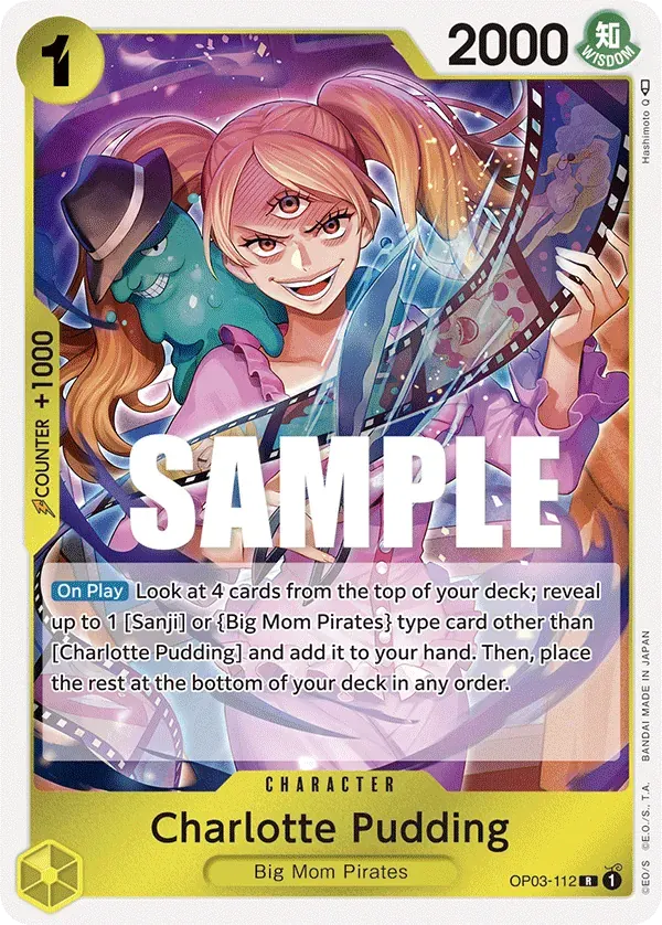 Charlotte Pudding — carte One Piece TCG OP03-112 (Pillars of Strength)