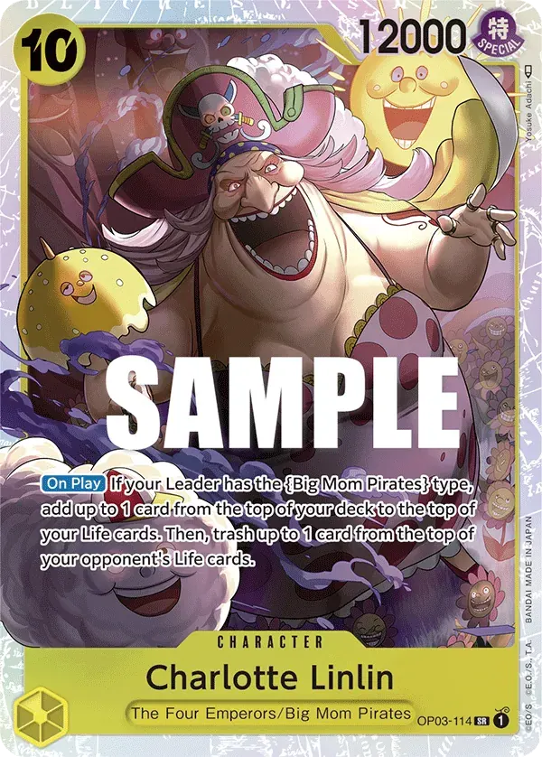 Charlotte Linlin — carte One Piece TCG OP03-114 (Pillars of Strength)