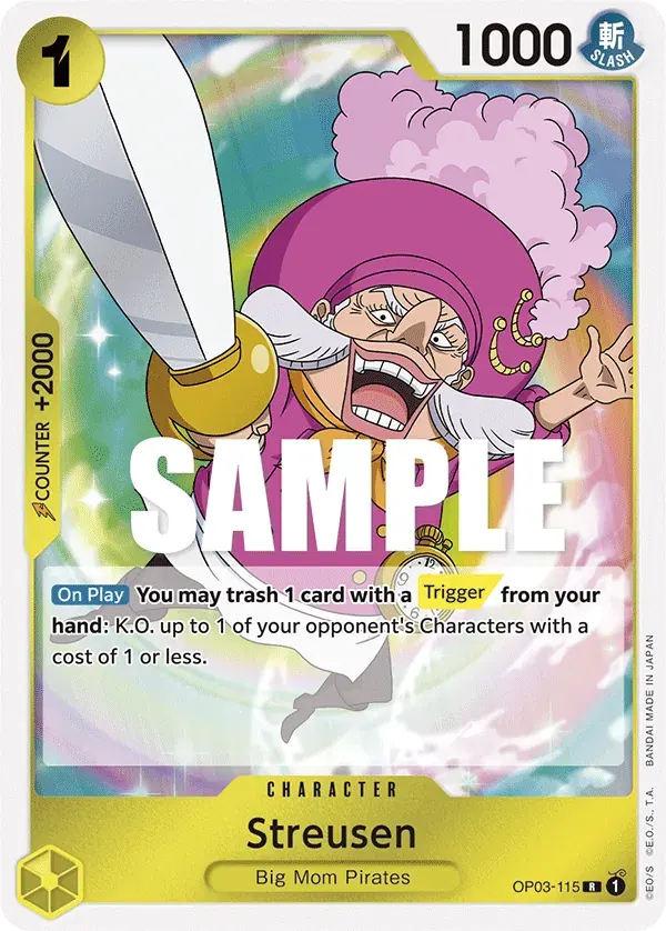 Streusen — carte One Piece TCG OP03-115 (Pillars of Strength)
