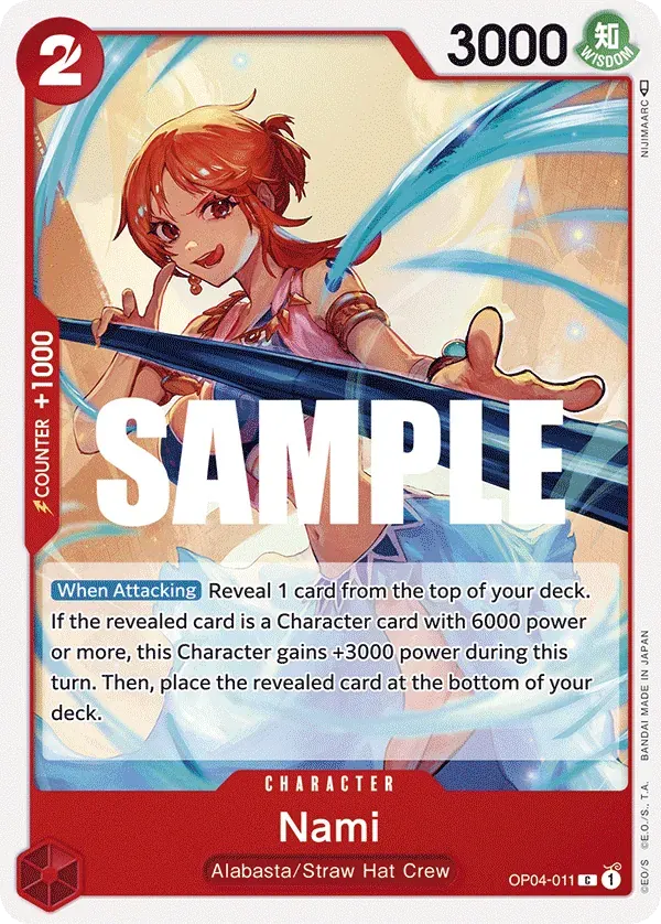 Nami — carte One Piece TCG OP04-011 (Kingdoms of Intrigue)