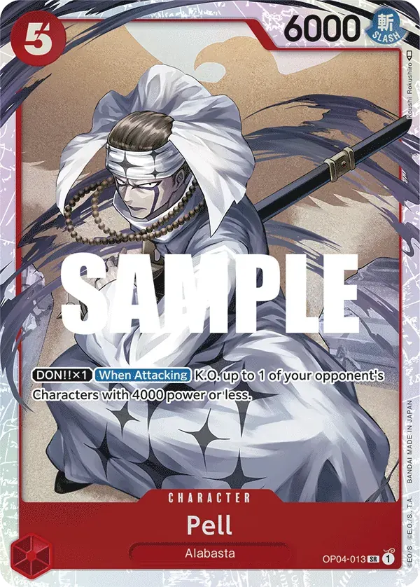 Pell — carte One Piece TCG OP04-013 (Kingdoms of Intrigue)