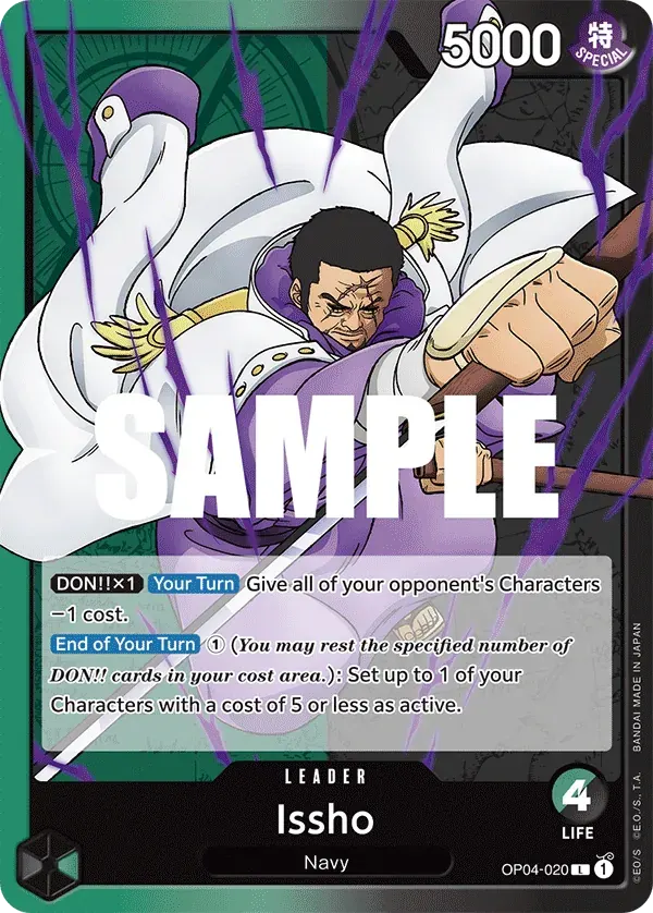 Issho — carte One Piece TCG OP04-020 (Kingdoms of Intrigue)