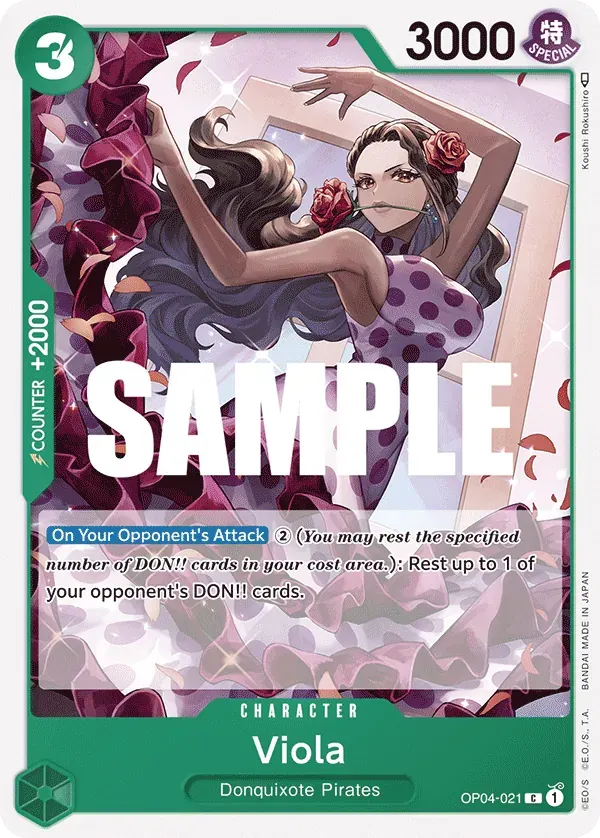 Viola — carte One Piece TCG OP04-021 (Kingdoms of Intrigue)
